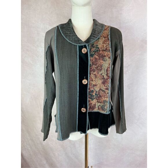 Boho Vintage sweater cardigan - Picture 1 of 7